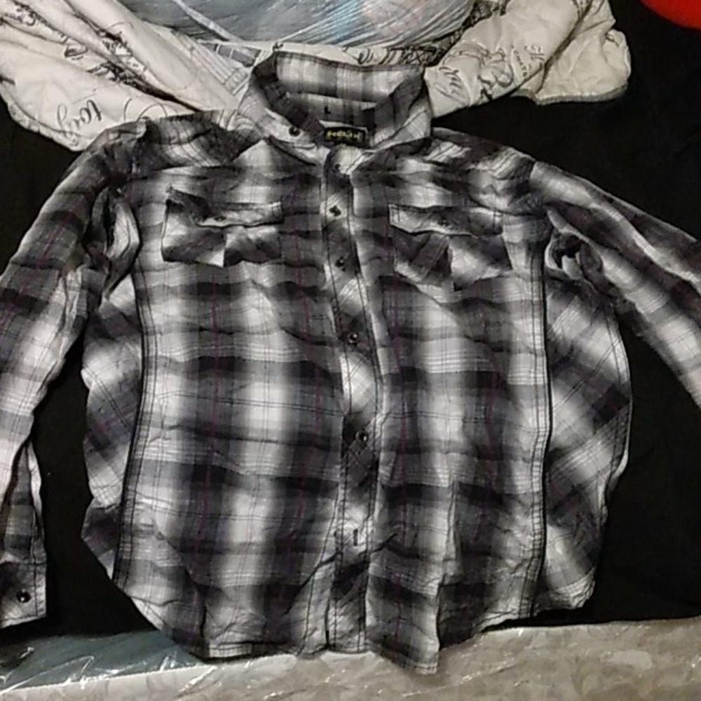 Girls button up size medium